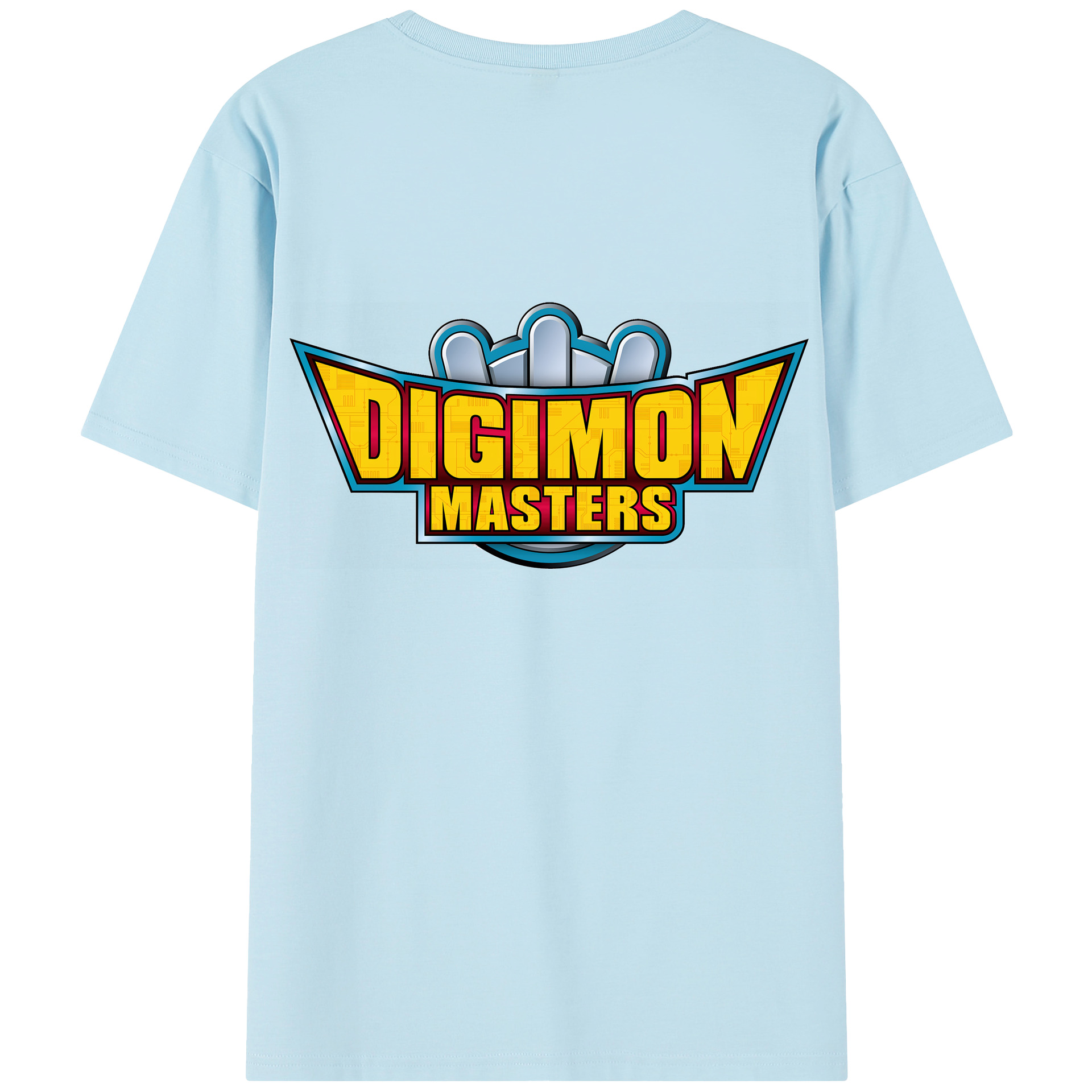 （画像用） Digimon デジタルモンスター/デジモン 綿100％半袖Tシャツ（背面プリント）